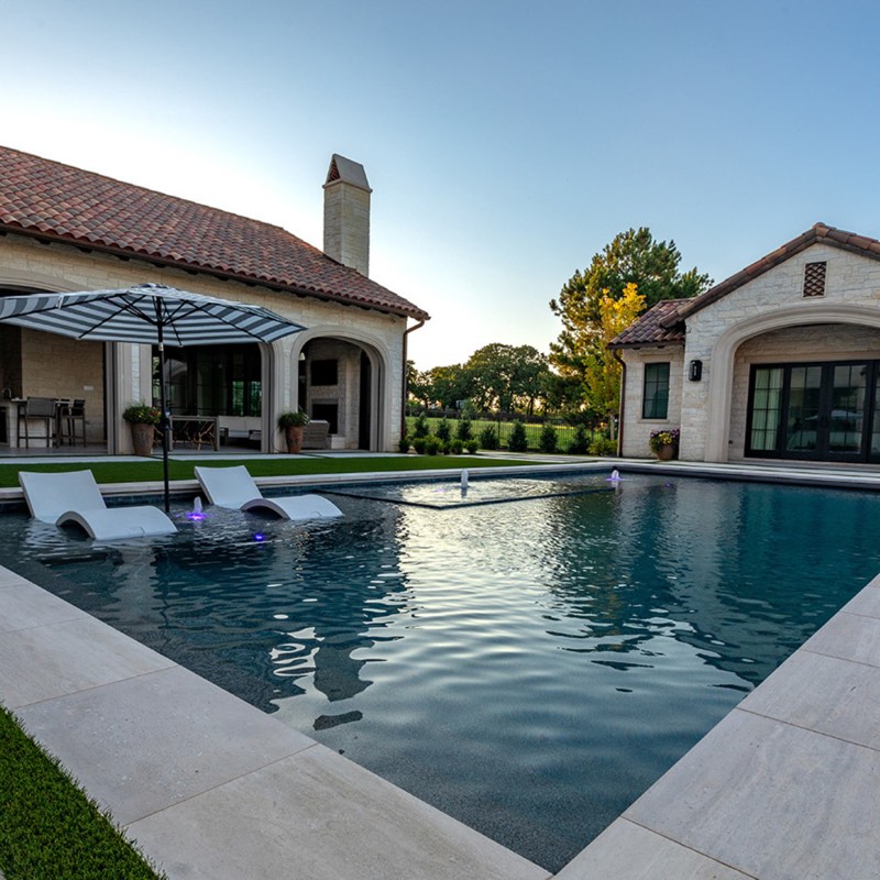 Inground pool installation Grand Prairie TX by Hoss Custom Pools